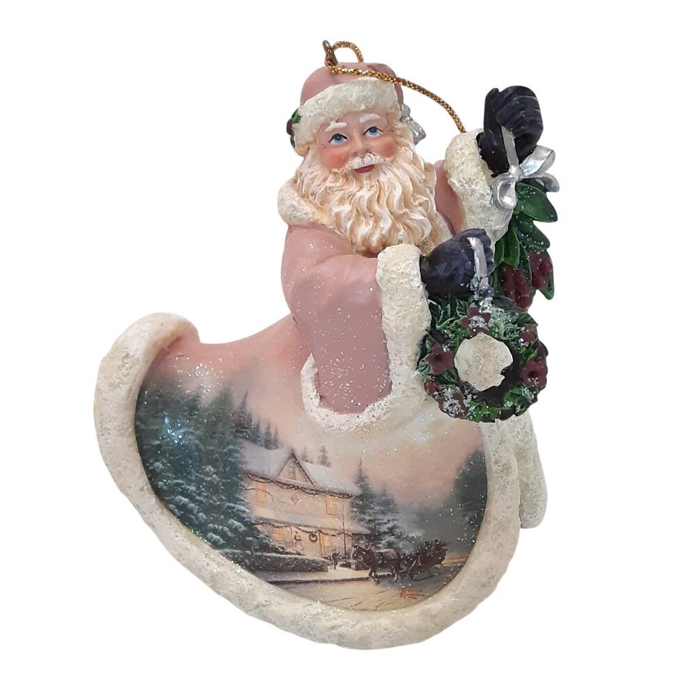 Thomas Kinkade Old World Santas Christmas Ornament Celebrations of Joy 2004